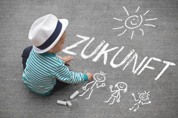 Kinderzeichnung - Zukunft